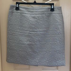 Silver/Gray Loft Jacquard Skirt